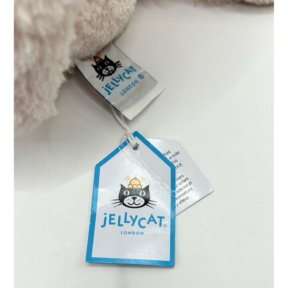 Jellycat Bashful Poodle Blush Pink Medium Size With Tags - Retired BAS3PDL - Picture 10 of 15